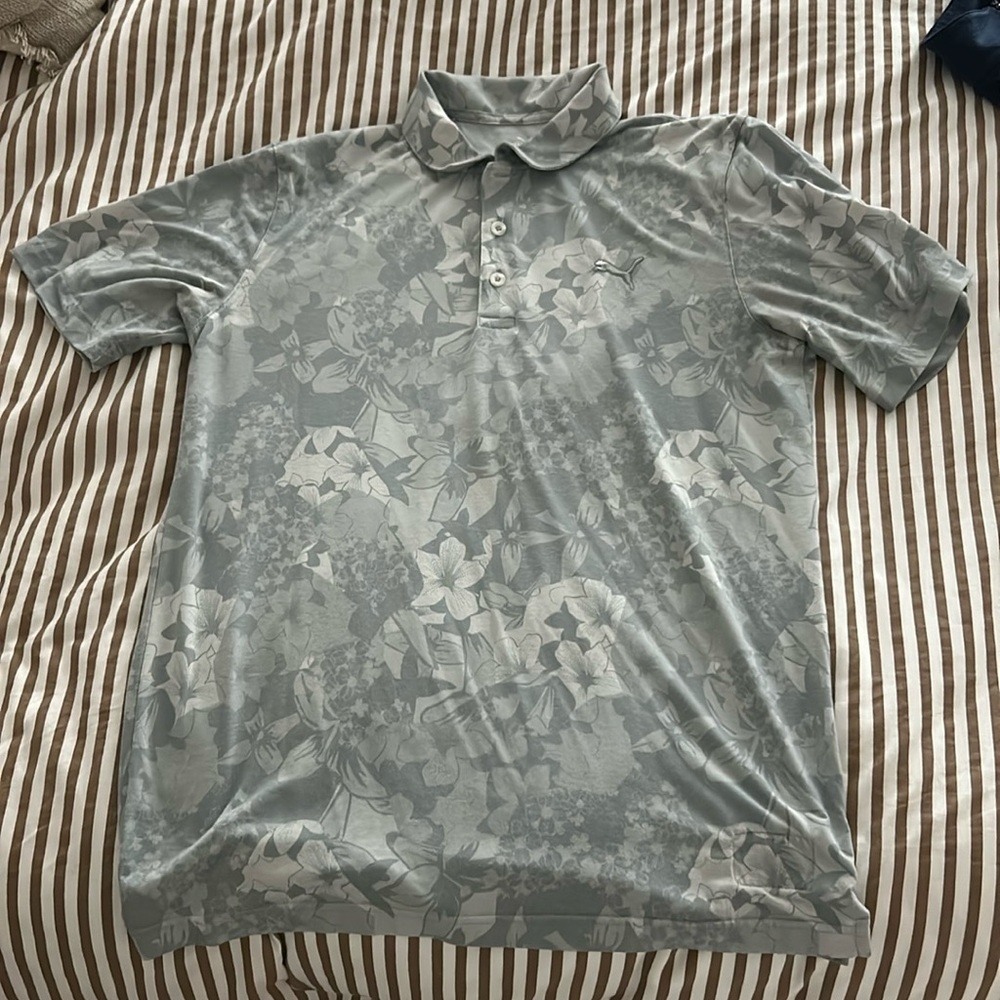 Puma Golf Floral Polo